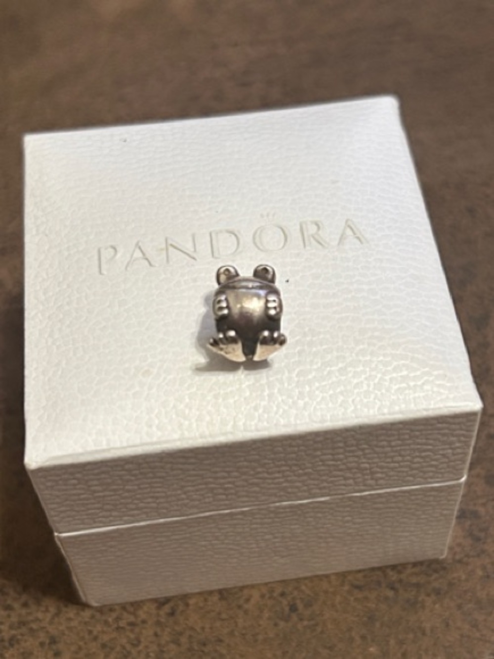 Pandora Silver Frog Charm